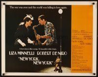 4f506 NEW YORK NEW YORK 1/2sh '77 Robert De Niro plays sax while Liza Minnelli sings!