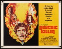 4f560 PSYCHIC KILLER 1/2sh '75 freed his mind & body to commit the most sensual & shocking acts!