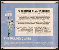 4f594 RULING CLASS 1/2sh '72 crazy Peter O'Toole thinks he is Jesus, directed by Peter Medak