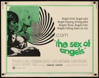 4f609 SEX OF ANGELS 1/2sh '69 completely different image of sexy man & woman tripping on dope!