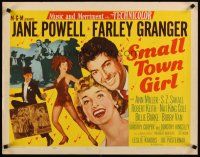 4f626 SMALL TOWN GIRL style B 1/2sh '53 Jane Powell, Farley Granger, sexy Ann Miller's legs!