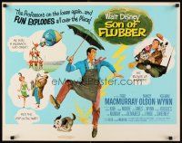 4f631 SON OF FLUBBER 1/2sh '63 Walt Disney, art of absent-minded professor Fred MacMurray!