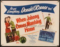 4f717 WHEN JOHNNY COMES MARCHING HOME 1/2sh R53 Allan Jones, Jane Frazee, Gloria Jean, O'Connor!