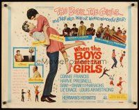 4f718 WHEN THE BOYS MEET THE GIRLS 1/2sh '65 Connie Francis, Liberace, Herman's Hermits!