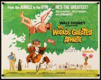 4f733 WORLD'S GREATEST ATHLETE 1/2sh '73 Walt Disney, Jan-Michael Vincent goes from jungle to gym!