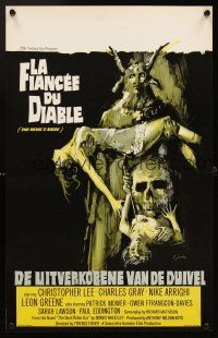 4g009 DEVIL'S BRIDE Belgian '68 the union of the beauty of woman and the demon of darkness!