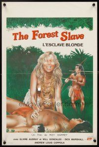 4g045 WHITE SLAVE Belgian '85 Schiave bianche: violenza in Amazzonia, art of natives & sexy woman!