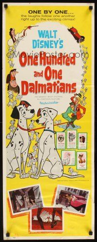 4g512 ONE HUNDRED & ONE DALMATIANS insert '61 most classic Walt Disney canine family cartoon!