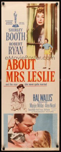 4g148 ABOUT MRS. LESLIE insert '54 Shirley Booth, Robert Ryan, the man she never quite married!
