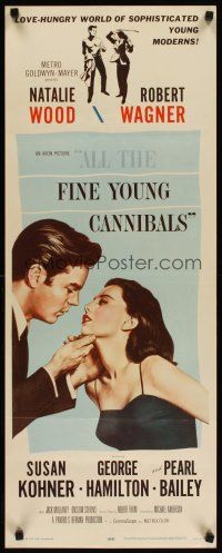 4g156 ALL THE FINE YOUNG CANNIBALS insert '60 art of Robert Wagner about to kiss sexy Natalie Wood