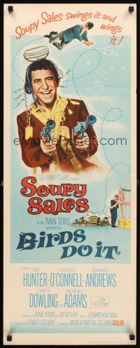 4g194 BIRDS DO IT insert '66 zany Soupy Sales with wacky space ray guns!