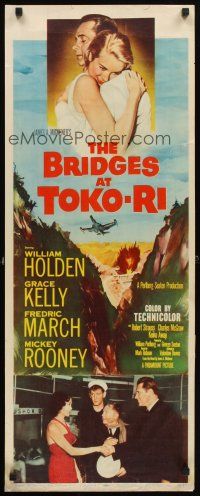 4g213 BRIDGES AT TOKO-RI insert '54 Grace Kelly, William Holden, Korean War, by James Michener!
