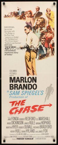 4g230 CHASE insert '66 Marlon Brando, Jane Fonda, Robert Redford, directed by Arthur Penn