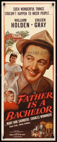 4g311 FATHER IS A BACHELOR insert R55 Coleen Gray calls Holden darling & kids call him dad!