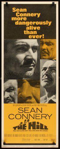 4g376 HILL insert '65 directed by Sidney Lumet, great close ups of Sean Connery!
