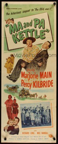 4g455 MA & PA KETTLE insert '49 Marjorie Main & Percy Kilbride in the sequel to The Egg and I!