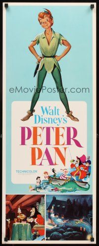 4g529 PETER PAN insert R69 Walt Disney animated cartoon fantasy classic, great full-length art!