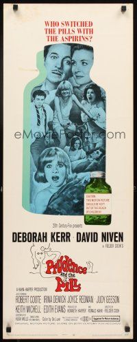 4g547 PRUDENCE & THE PILL insert '68 Deborah Kerr, David Niven, Judy Geeson, birth control comedy!