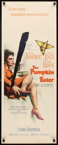 4g552 PUMPKIN EATER insert '64 Anne Bancroft, a marriage bed isn't always a bed of roses!