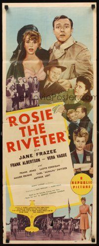 4g579 ROSIE THE RIVETER insert '44 images of pretty Jane Frazee as Rosie!