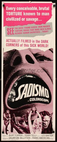 4g586 SADISMO insert '67 AIP bizarre sadomasochism, how much shock can you stand?