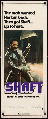 4g604 SHAFT insert '71 classic image of Richard Roundtree, they got Shaft up to here!