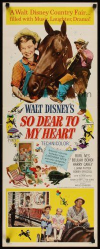4g620 SO DEAR TO MY HEART insert R64 Walt Disney, Burl Ives, Beulah Bondi, Harrey Carey