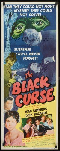 4g621 SO LONG AT THE FAIR insert R53 Terence Fisher, art of Jean Simmons & Bogarde, Black Curse!