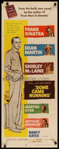 4g624 SOME CAME RUNNING insert '59 art of Frank Sinatra w/Dean Martin, Shirley MacLaine
