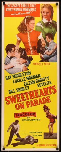 4g664 SWEETHEARTS ON PARADE insert '53 Ray Middleton, Lucille Norman, small town romance!