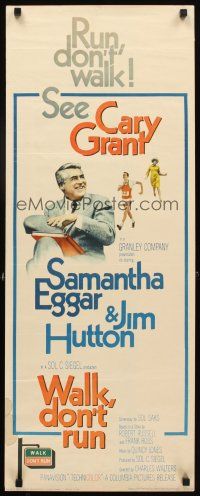 4g727 WALK DON'T RUN insert '66 Cary Grant & Samantha Eggar at Tokyo Olympics!