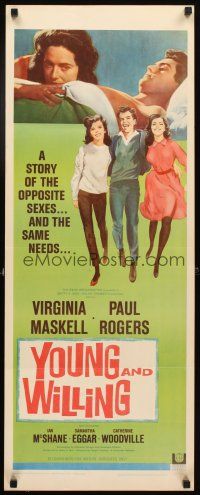 4g758 YOUNG & WILLING insert '64 Virginia Maskell, Ian McShane, English college sex!