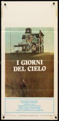 4g066 DAYS OF HEAVEN Italian locandina '79 Richard Gere, Brooke Adams, directed by Malick!