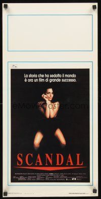 4g111 SCANDAL Italian locandina '89 super sexy naked Joanne Whalley-Kilmer!