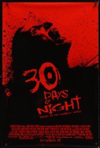 4k010 30 DAYS OF NIGHT advance DS 1sh '07 Josh Hartnett & Melissa George hunt vampires in Alaska!