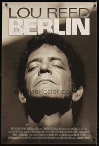 4k069 BERLIN 1sh '07 Julian Schnabel directed, Lou Reed live performance!