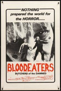 4k076 BLOODEATERS 1sh '80 nothing prepared the world for the horror, butchers of the damned!