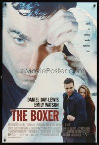 4k088 BOXER int'l DS 1sh '97 giant image of Daniel Day-Lewis & Emily Watson!