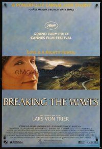 4k093 BREAKING THE WAVES 1sh '96 Emily Watson, directed by Lars von Trier, Cannes winner!