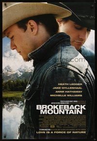 4k096 BROKEBACK MOUNTAIN DS 1sh '05 Ang Lee, Heath Ledger & Jake Gyllenhaal!