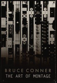 4k099 BRUCE CONNER THE ART OF MONTAGE 1sh '10 cool image of film strips!