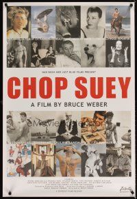 4k119 CHOP SUEY 1sh '01 Bruce Weber documentary about avant-garde photography!