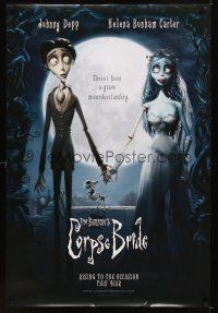 4k130 CORPSE BRIDE teaser DS 1sh '05 Tim Burton stop-motion animated horror musical!