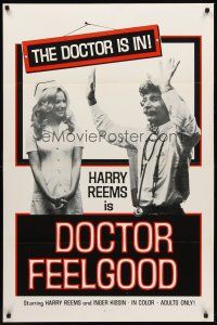 4k168 DOCTOR FEELGOOD 1sh '74 great image of Harry Reems as physician of love!