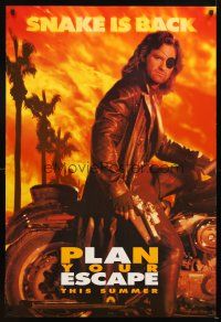 4k197 ESCAPE FROM L.A. teaser DS 1sh '96 John Carpenter, Kurt Russell returns as Snake Plissken!