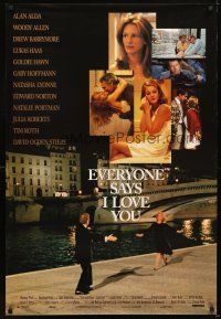 4k201 EVERYONE SAYS I LOVE YOU 1sh '96 Woody Allen directed, Julia Roberts, pretty Drew Barrymore!