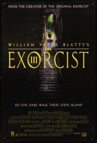 4k203 EXORCIST III 1sh '90 George C. Scott starring in William Peter Blatty sequel!