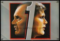 4k231 GANGSTER NUMBER 1 teaser 1sh '02 art of Malcolm McDowell & Paul Bettany by Castle & Kaplan!