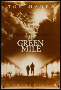 4k242 GREEN MILE teaser DS 1sh '99 Tom Hanks, Michael Clarke Duncan, Stephen King fantasy!