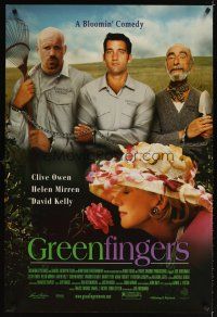 4k243 GREENFINGERS 1sh '00 Clive Owen, Helen Mirren, David Kelly in the title role!